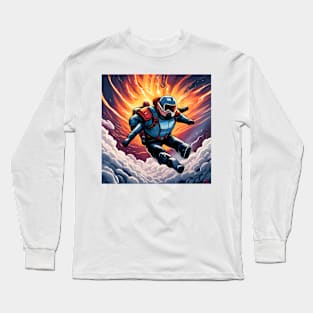 Teddy Skydiving Long Sleeve T-Shirt